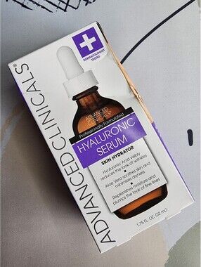 Advanced Clinicals Hyaluronic Serum Skin Hydrator 1.75 Oz